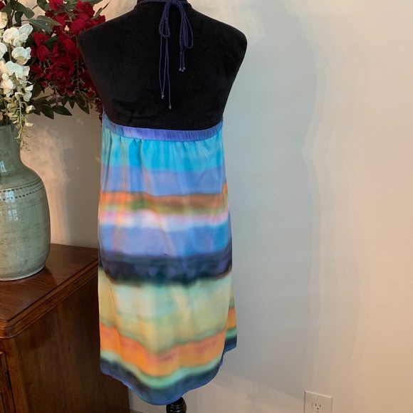 TRINA TURK  I  Amaia Summer Ombré Habotai Dress - Picture 5 of 8